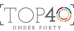 top forty under forty logo